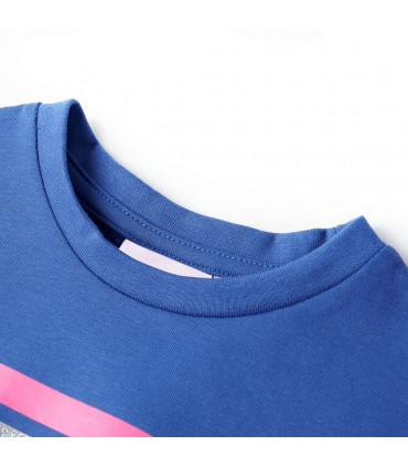 Kids' Dress with Drawstring Cobalt Blue 92