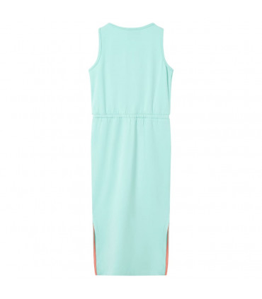 Kids' Dress with Drawstring Light Mint 128
