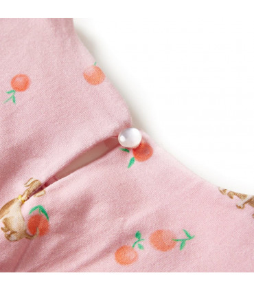 Kids' Dress with Drawstring Light Orange 92