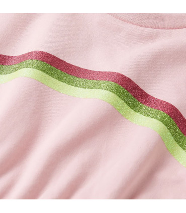 Kids' Dress with Drawstring Light Pink 92