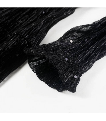 Kids' Dress with Long Sleeves Black 116