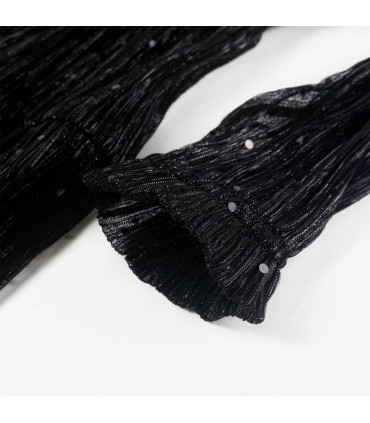 Kids' Dress with Long Sleeves Black 128