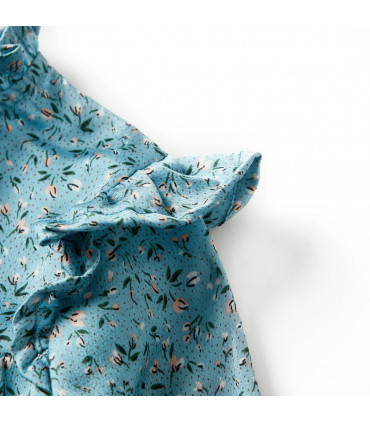 Kids' Dress with Long Sleeves Blue 104