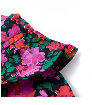 Kids' Dress with Long Sleeves Bright Pink 92