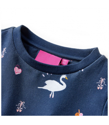 Kids' Dress with Long Sleeves Navy 104