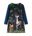 Kids' Dress with Long Sleeves Navy 116