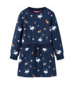 Kids' Dress with Long Sleeves Navy 116