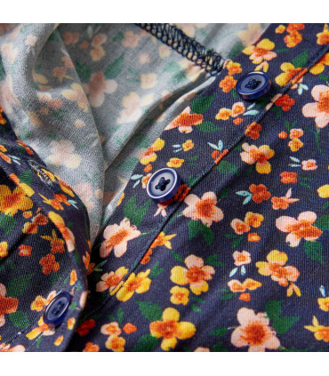 Kids' Dress with Long Sleeves Navy 116