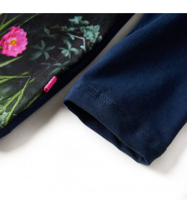 Kids' Dress with Long Sleeves Navy 128