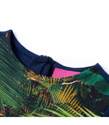 Kids' Dress with Long Sleeves Navy 128