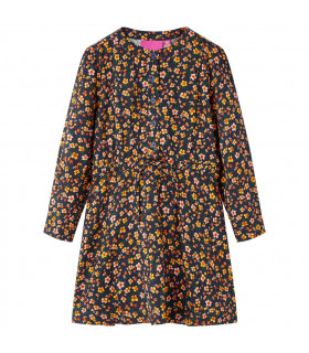 Kids' Dress with Long Sleeves Navy 128