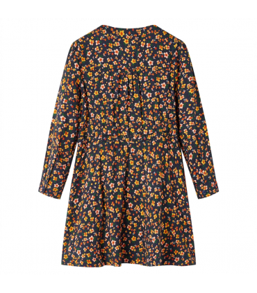 Kids' Dress with Long Sleeves Navy 128