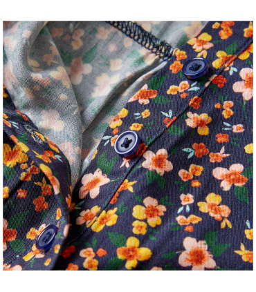 Kids' Dress with Long Sleeves Navy 128