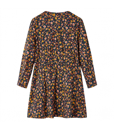 Kids' Dress with Long Sleeves Navy 140