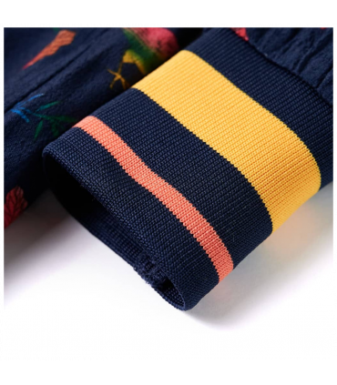 Kids' Dress with Long Sleeves Navy 140