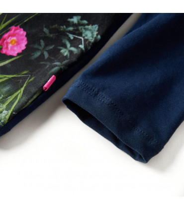 Kids' Dress with Long Sleeves Navy 92