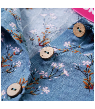 Kids' Dress with Long Sleeves Petrol 92