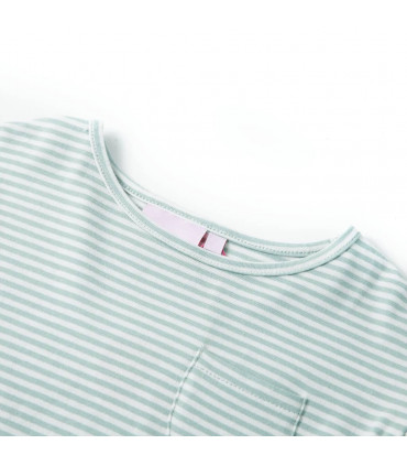 Kids' Dress with Ruffle Sleeves Mint 116