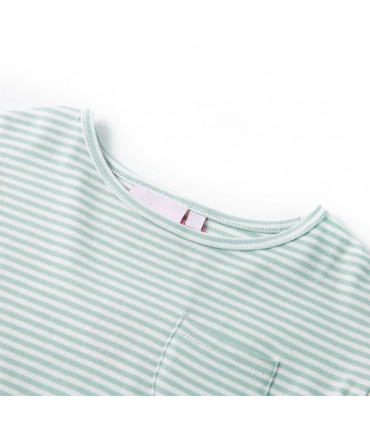 Kids' Dress with Ruffle Sleeves Mint 128