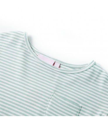 Kids' Dress with Ruffle Sleeves Mint 140