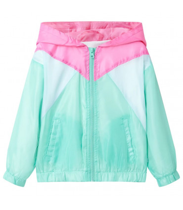 Kids' Hooded Jacket with Zip Multicolour 104