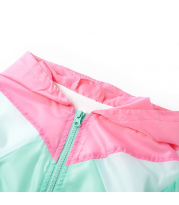 Kids' Hooded Jacket with Zip Multicolour 116