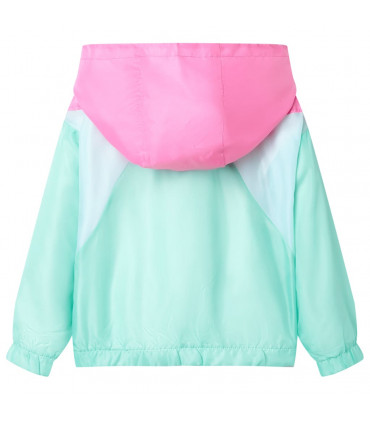 Kids' Hooded Jacket with Zip Multicolour 92