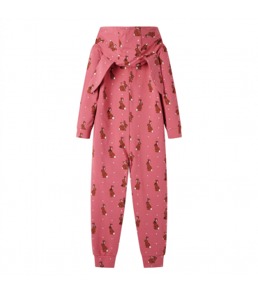 Kids' Hooded Onesie Old Pink 104