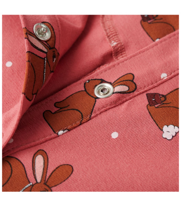 Kids' Hooded Onesie Old Pink 104