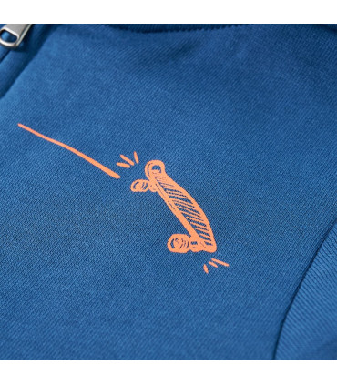 Kids' Hooded Sweatshirt Blue 128