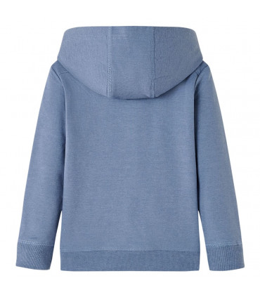 Kids' Hooded Sweatshirt Blue Melange 128