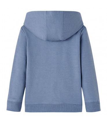 Kids' Hooded Sweatshirt Blue Melange 140