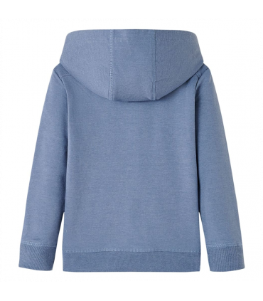 Kids' Hooded Sweatshirt Blue Melange 92