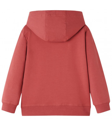 Kids' Hooded Sweatshirt Burnt Red 116