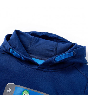 Kids' Hooded Sweatshirt Dark Blue 104