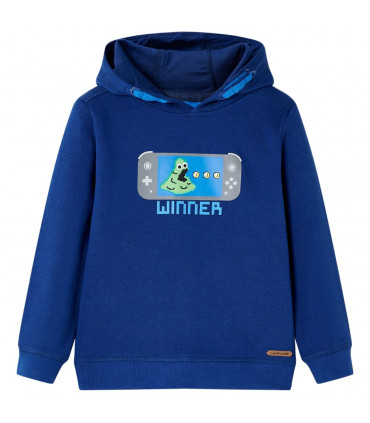 Kids' Hooded Sweatshirt Dark Blue 128