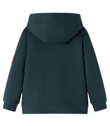 Kids' Hooded Sweatshirt Dark Green 104