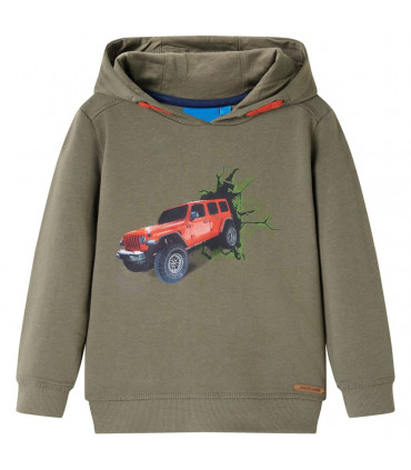 Kids' Hooded Sweatshirt Khaki 116