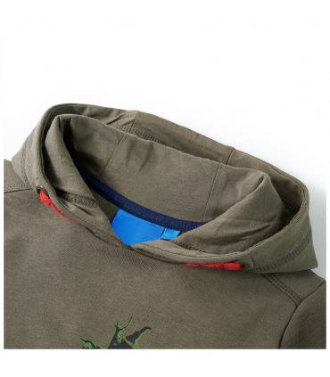 Kids' Hooded Sweatshirt Khaki 128
