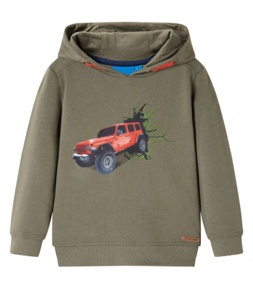 Kids' Hooded Sweatshirt Khaki 140