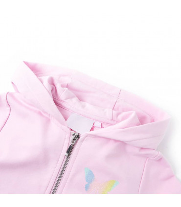 Kids' Hooded Sweatshirt Light Pink 104