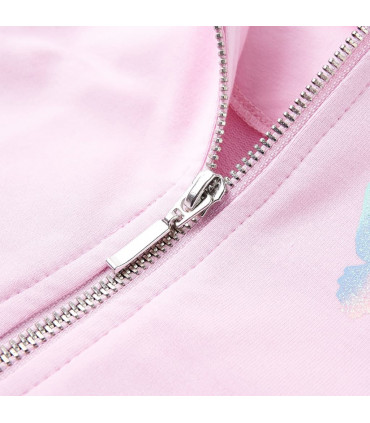 Kids' Hooded Sweatshirt Light Pink 92