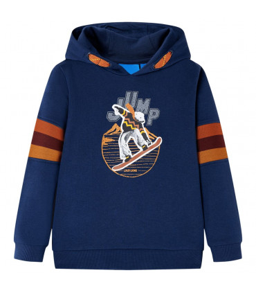 Kids' Hooded Sweatshirt Navy 116
