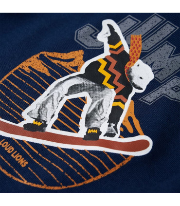 Kids' Hooded Sweatshirt Navy 128