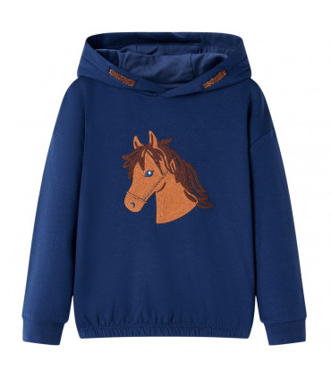 Kids' Hooded Sweatshirt Navy 128