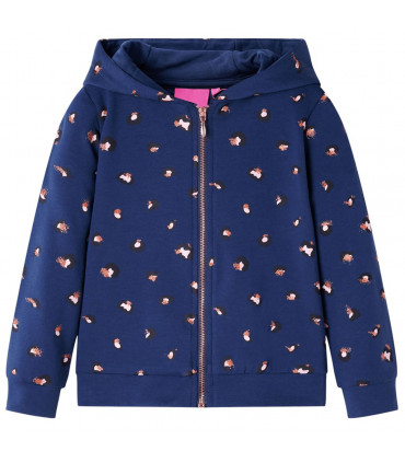 Kids' Hooded Sweatshirt Navy Blue 92