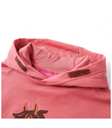 Kids' Hooded Sweatshirt Old Pink 104