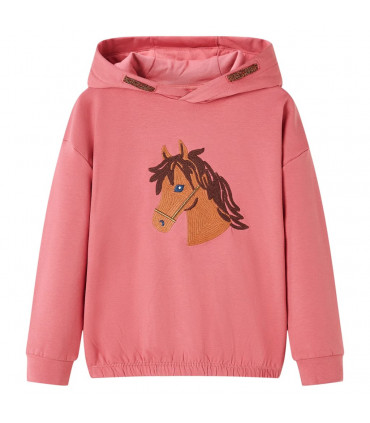 Kids' Hooded Sweatshirt Old Pink 92