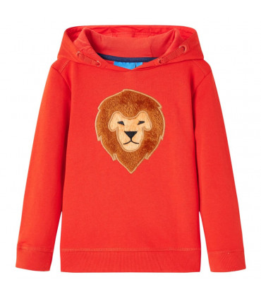 Kids' Hooded Sweatshirt Red 116