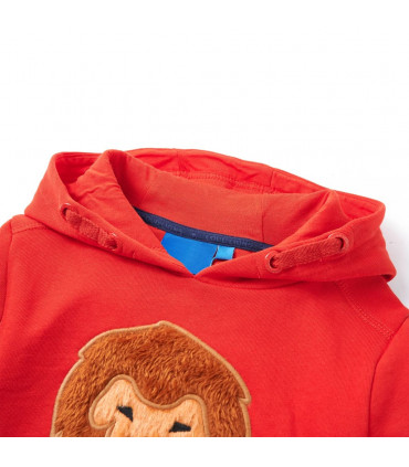 Kids' Hooded Sweatshirt Red 92